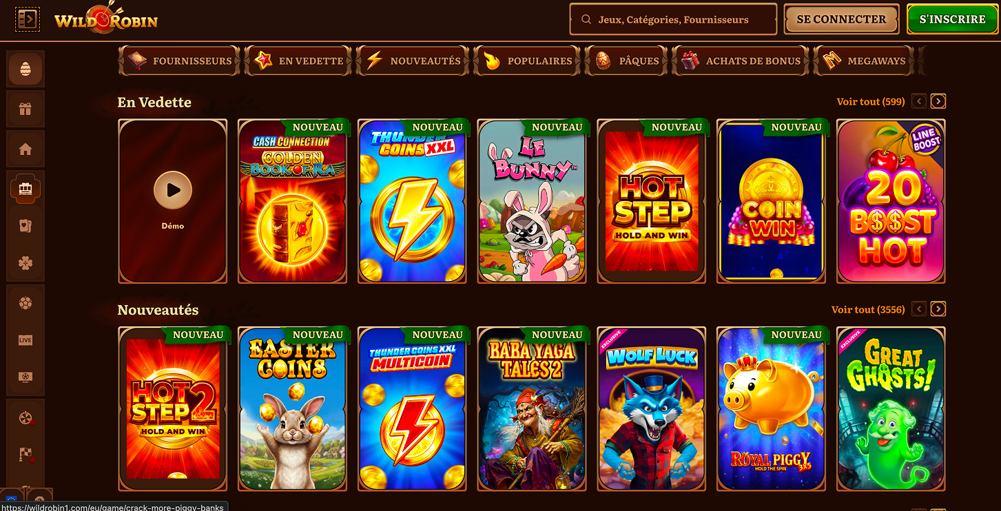 Wild Robin Casino En Ligne Games