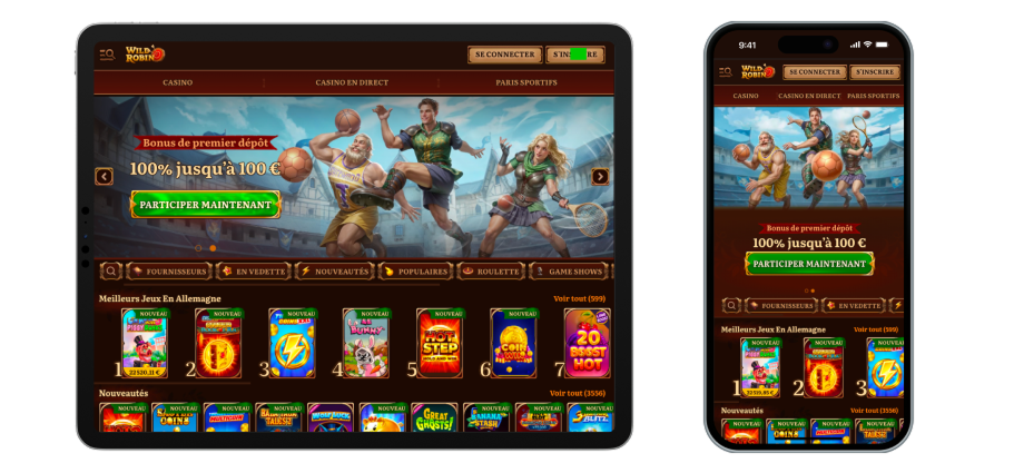 WildRobin 1 Casino login